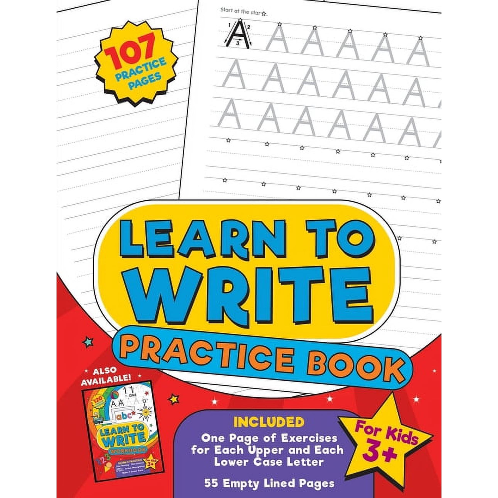 Learn to Write Practice Book: Home school, pre-k and kindergarten handwriting practice paper, blank writing pages with l, (Paperback)