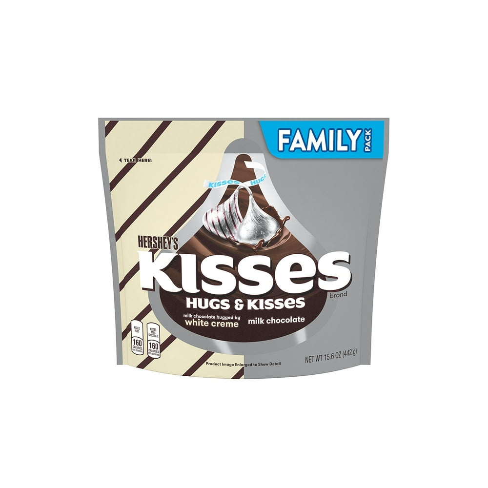 HERSHEY'S KISSES and HUGS Chocolate Candy Assortment, 15.6 oz, 3 Pack