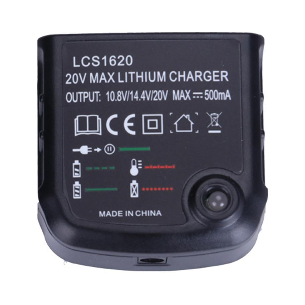 Lipop iSH09-M446849mn LCS1620 Battery Charger for Black and Decker 20V  Lithium Battery Charger LBXR20 LBX20 LB20 LBXR20-OPE LBX4020 LB2X4020  LBXR2020
