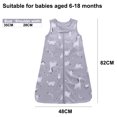 thumbnail image 2 of Chaleco sin mangas de una pieza Laklulu para envolver al bebé: pijama infantil de verano, L, 2 of 5