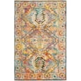 thumbnail image 2 of SAFAVIEH Crystal Lynette Oriental Area Rug, Light Blue/Orange, 5' x 8', 2 of 8