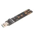 thumbnail image 2 of NVME To USB3.2 Gen 2 Adapter, High Speed Hot Swappable Plug And Play NVMe To USB Adapter  For M.2 NVME SSD Black, 2 of 8