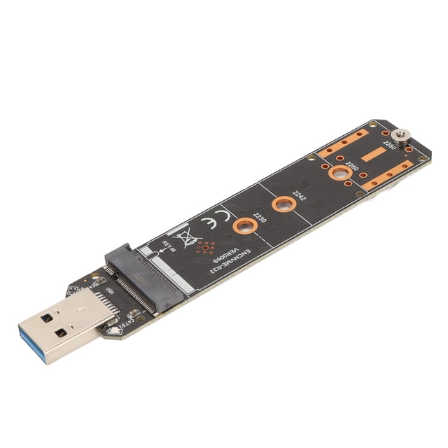 Adaptador NVMe a USB Adaptador USB M2 NVME SSD portátil 10 Gbps USB 32 Gen 2 Soporte de chip puente 2230 2242 2260 2280 Tamaño SSD ANGGREK Otros