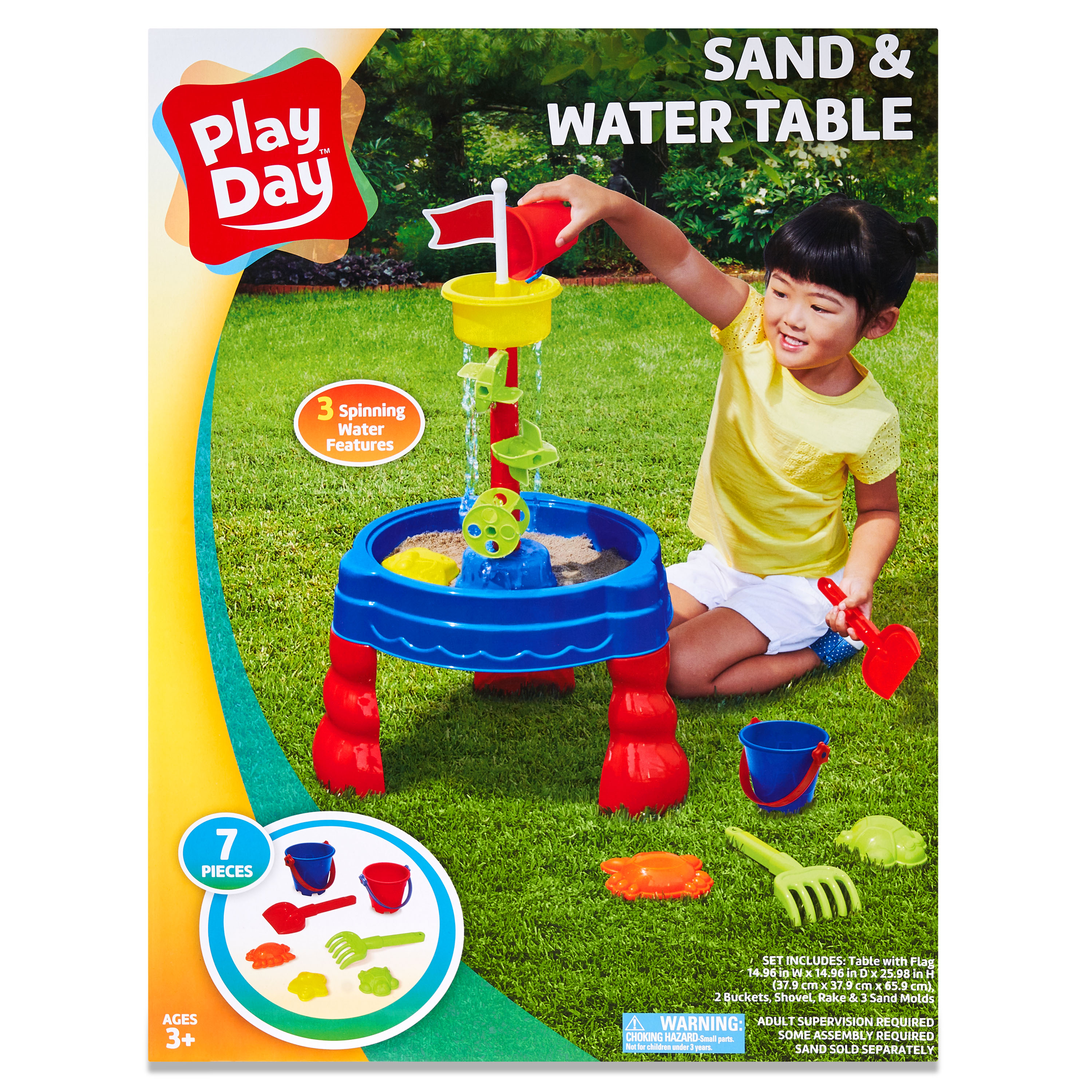 Play Day Sand & Water Table - Creative Toy for Children Ages 3+ - image 3 of 5