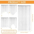 thumbnail image 2 of 2 Pcs Glitter String Curtains Doorway Beads Curtains, 39 x 79 Inch Hanging Fringe Hippie Room Divider Door String Curtain Boho Doors Tassel for Doorways, Windows, Closet, Privacy Decor, 2 of 24