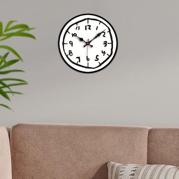 Generic 12 Inch Wall Clock Decorative Home Office Decor