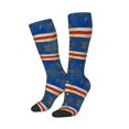 thumbnail image 2 of Women's Knee High Socks Retro Cape Verde Flag Outdoor Casual Tube Socks, 2 of 7