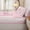 Pink A, variant on Erosebridal Chic Initial R Zipper Twin Comforter Sets with Fitted Sheet and 2 Pillowcases,Pink Bows ABC Themed Zipper Bedding Set For Girls,Pink Reversible,4pcs