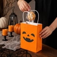 thumbnail image 4 of Halloween Candy Gift Bags,Pumpkin Style Kraft Paper Candy Goodie Bags with Handle,Perfect for Candy,Treats,and Party Favors, 4 of 5