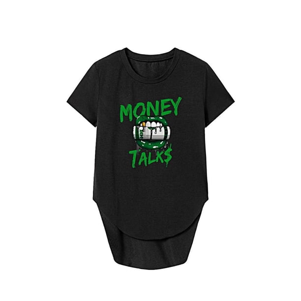 Camiseta Para Mujer Ropa De Calle Tops De Verano Para Mujer Para Uso Diario Deportes Oficina M