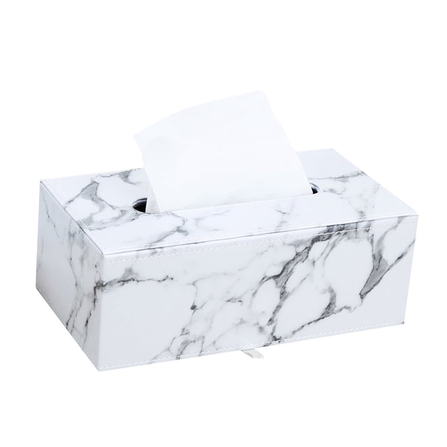 Caja de almacenamiento de servilletas de mármol LYD Bolsas de almacenamiento, cestas, cajas, cajas