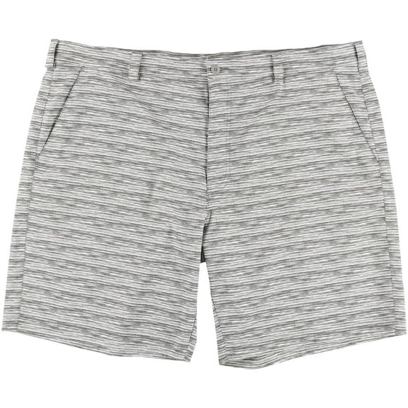 PGA Tour Mens Motionflux Space Casual Chino Shorts, Grey, 42