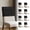 Black, variant on 8 Pcs Polyester Chair Back Cover Elastic Backrest Slipcover Universal Chair Back Protective Cover for Home and Outdoor Use