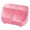 Pink, variant on CoreLiving Multipurpose Caddy Organizer, Stackable Plastic Desk Storage for Stationery, Marker and Pencil, Bathroom and Cleaning Supply Caddy, 1 Count