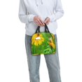 thumbnail image 6 of Honeii Bees Pollinates A Yellow Dandelion Print Lunch Bag Women, Lunch Box Lunch Bag for Women Adult Men, Small Leakproof Cute Lunch Tote Large Capacity Reusable, 6 of 8