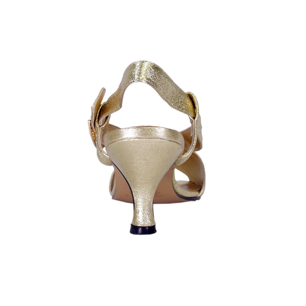 FLORAL Helene Women's Wide Width Trendy Elegant Crisscrossed Straps Styled Open Toe Sandals GOLD 9
