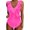 Pink, variant on RUTAYY Women's One Piece Swimsuits Fashion Suspender Waist Solid Color Bikini Trendy Vacation Swimwear