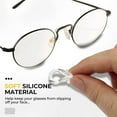 thumbnail image 5 of Eyewear Nose Pads 5PC Comfy Silicone Conjoined Eyeglasses Pads DIY Sunglasses,Clear,28mm, 5 of 9