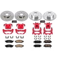 thumbnail image 2 of PowerStop Front and Rear Z23 Evolution Sport Brake Pad and Rotor Kit with Red Powder Coated Calipers Fits: INFINITI Select Models KC6237, 2 of 2