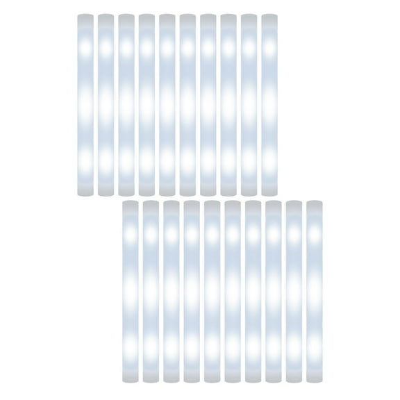 Sharprepublic 20Pcs Sticks Glowsticks Party Favors for New Year Carnival Holiday Green