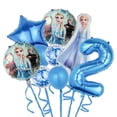 thumbnail image 3 of 9 piezas de globos de la princesa Elsa y Anna de Disney Frozen, decoración para fiesta de cumpleaños infantil, globo de papel de aluminio, 3 of 5