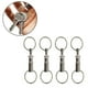 thumbnail image 2 of 4pcs separan anillos de llave organizador de llavero doble división de primavera, para teclas de automóvil, cierre extraíble, anillos de doble llave, 2 of 8