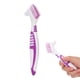 thumbnail image 3 of Cepillo de Dientes de Doble Cara, Ergonímico Morrado 2 piezas cómodas Cepillo para dentaduras postizas, al aire libre para viajar en masa interior, 3 of 7