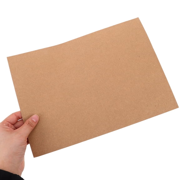 PENIKOKO 50 Pieces Heavy Duty Khaki Cardboard Sheets Chipboard for Scrapbooking, Crafts, Model Making and Art Projects