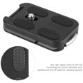 thumbnail image 2 of QR-60 Quick Release Plate, Camera Tripod Plate 1/4" Screw Mount with Strap Buckle for Arca-Swiss Ball Head Tripod, 2 of 5