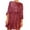 Watermelon Red, variant on Sngxgn Women's Casual Fall Dresses Long Sleeve Wrap V Neck High Low Ruffle Dress( Red,XL)