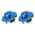 thumbnail image 1 of Artificial Geraniums Silk Flowers Heads Table Centerpiece Garden Wedding Prof, 1 of 9