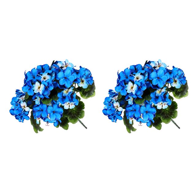 Artificial Geraniums Silk Flowers Heads Table Centerpiece Garden Wedding Prof