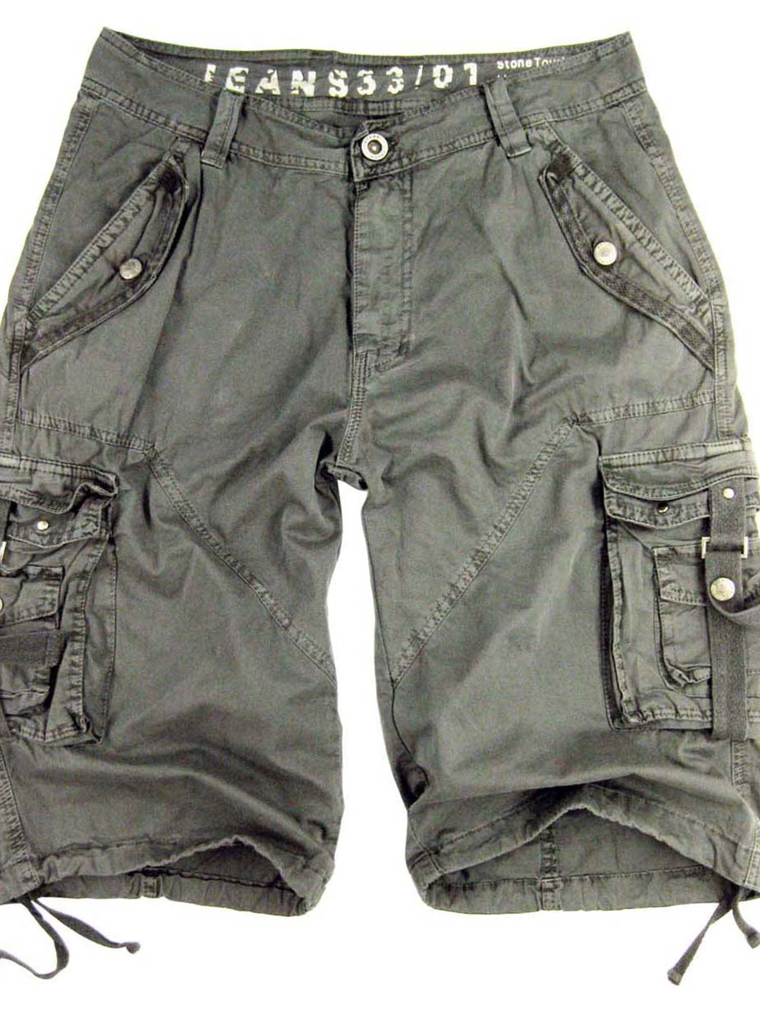 Mens Military Style Light Grey Cargo Shorts #A8s Size 54 - Walmart.com