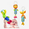 kiddos baby rattle toy kids stroller hanging bell carseat\pram toy cute wind chime,christmas gift