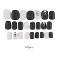 thumbnail image 3 of Soidarity 1 Juego de uñas sin pegamento de longitud media estilo cuadrado prensa mate en envolturas de cobertura completa suministros de salón kit de Juegos de manicura Diez Soidarity CE011881-10B, 3 of 6
