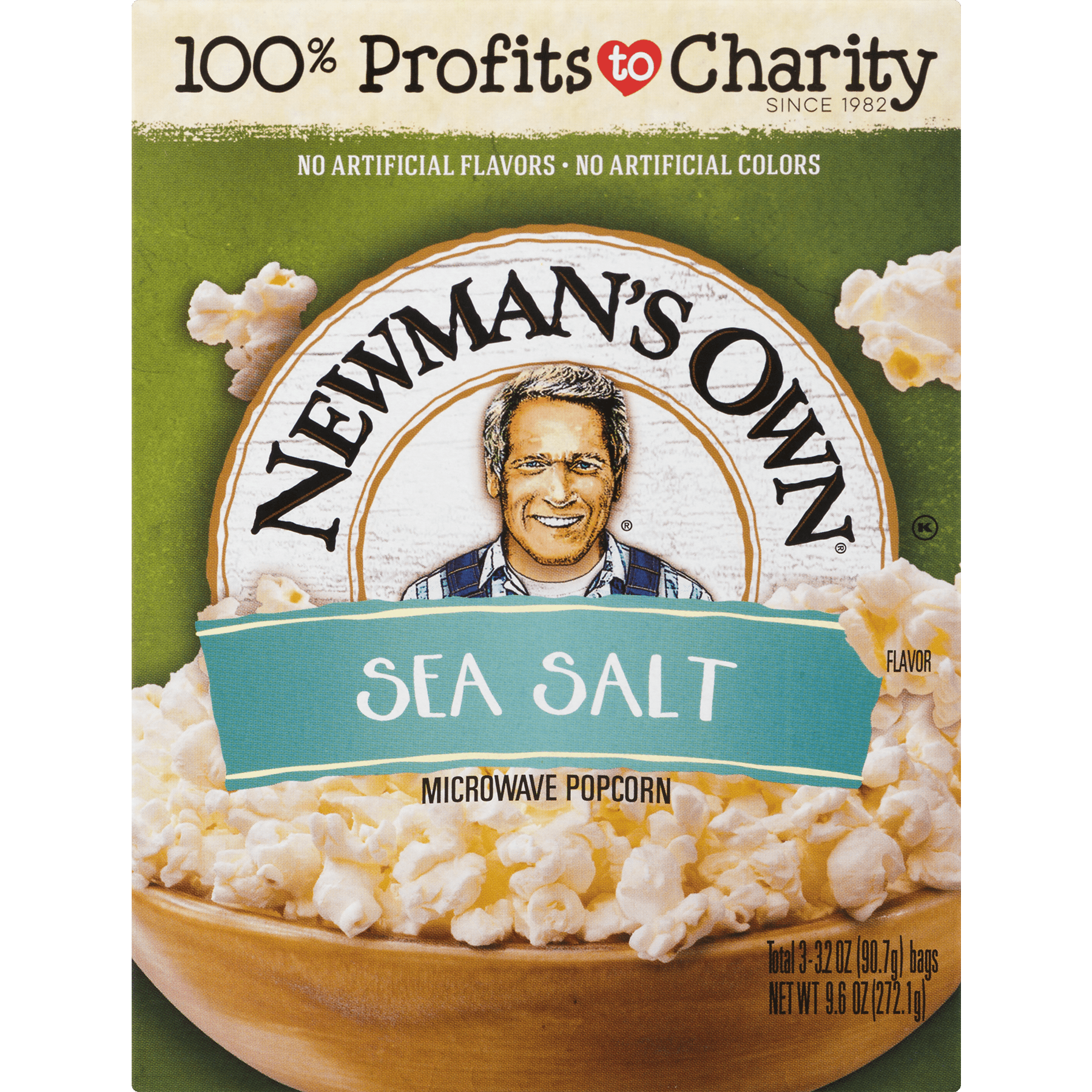 Newman S Own Natural Microwave Popcorn 10 5 Ounce