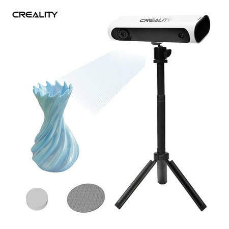Creality 3D CR-SCAN 01 3D Scanner, Upgraded 0.1 mm precision scanning, Quick & Smooth Scan, Automatic Matching Synthesis, Handheld/Turntable Modes