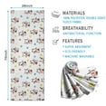 thumbnail image 2 of White Cow Colorful Pattern Hot Yoga Mat Towel Non Slip for Hot Yoga - Quick-Drying Yoga Mat Cover with 4 Corner Pockets with Travel Bag - Hot Yoga Towel Non Slip Grip Moisture Wicking Sweat 70"x26", 2 of 6