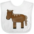 thumbnail image 3 of Inktastic Horse Boys or Girls Baby Bib, 3 of 4