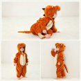 thumbnail image 5 of YunPes Toddler Kids Animal Onesie Cute 3D Hood Soft Flannel Long Sleeve Jumpsuit Zipper Closured Fall Winter Warm Cozy Loungewear, 5 of 5