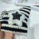 thumbnail image 4 of Y2K-gorro de punto gótico para mujer, Gorro con orejas de Diablo, a rayas, a prueba de viento, gorro de lana hecho a mano de invierno, 4 of 4