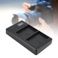 thumbnail image 4 of E5 Battery Dual Charger, Multiple Protection Small Size Plastic Dual Bay Battery Charger Convenient  For Camera  E5 Battery, 4 of 8