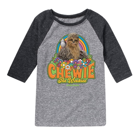 Star Wars - Retro Chewy - Toddler And Youth Raglan