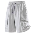 thumbnail image 2 of IhhxPro Big & Tall Men's Outdoor Cargo Shorts Elastic Waist Quick Dry Men with Multi-Pockets Work Summer Casual Loose Fit Cotton Hiking Travel M-4XL, 2 of 8