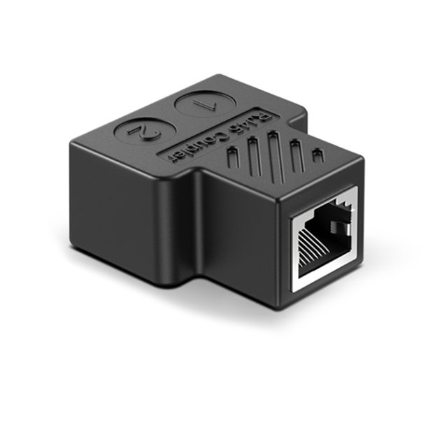 1 to 2 Way Port Adapter LAN Network Cable Splitter