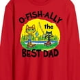 thumbnail image 2 of Pete The Cat - O-fish-ally The Best Dad - Men's Long Sleeve T-Shirt, 2 of 5