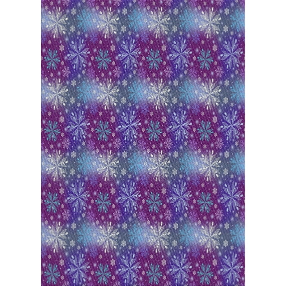 Ahgly Company Indoor Rectangle Patterned Bright Purple Abstract Area Rugs, 8' x 10'
