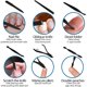 thumbnail image 4 of Kit de cortaúñas de 26 piezas para uso profesional en salones de manicura en acero al carbono negro, 4 of 5