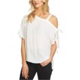 thumbnail image 1 of Blusa 1.STATE de Un hombro con detalle de corbata blanca mediana, 1 of 1