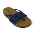 thumbnail image 6 of Victoria K Women's Laser Cut Out With Braided Thong Cork Sandals, 6 of 7